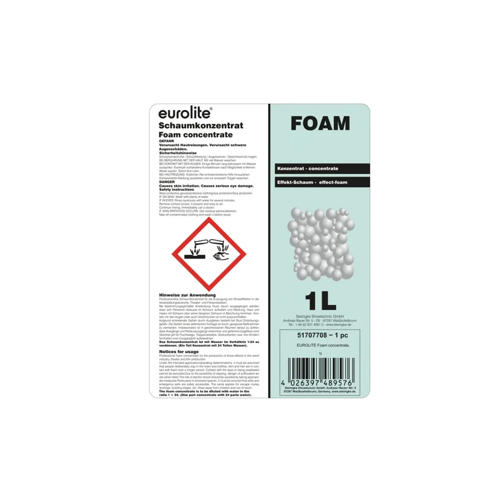 EUROLITE Foam-Konzentrat, 1l