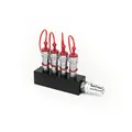 TCM FX CO2 Verteilerblock (4x3/8 in auf 1x3/4 out)