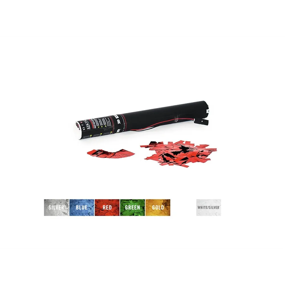 TCM FX Konfetti-Ladung elektrisch 50cm, rot metallic