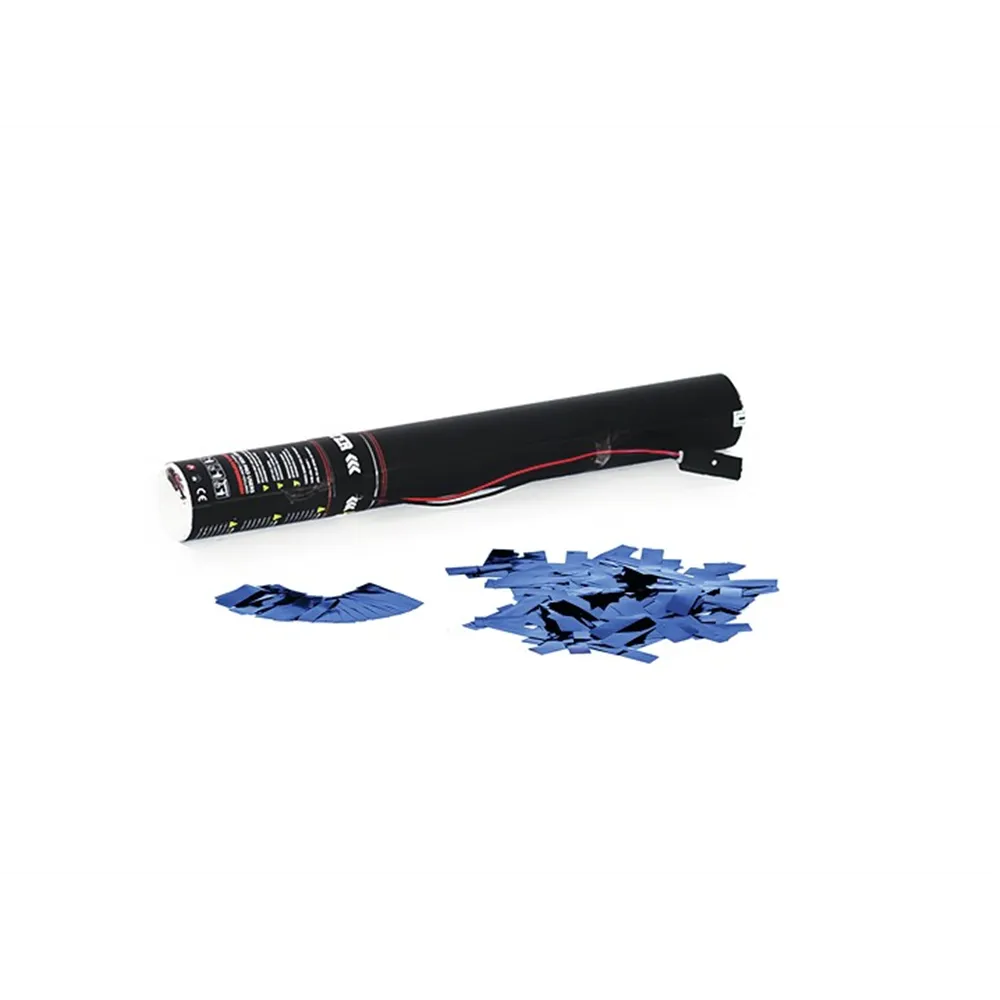 TCM FX Konfetti-Ladung elektrisch 50cm, blau metallic