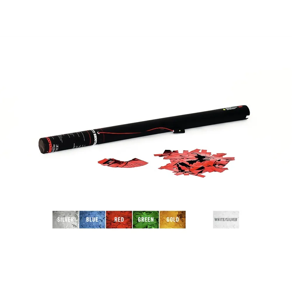 TCM FX Konfetti-Ladung elektrisch 80cm, rot metallic