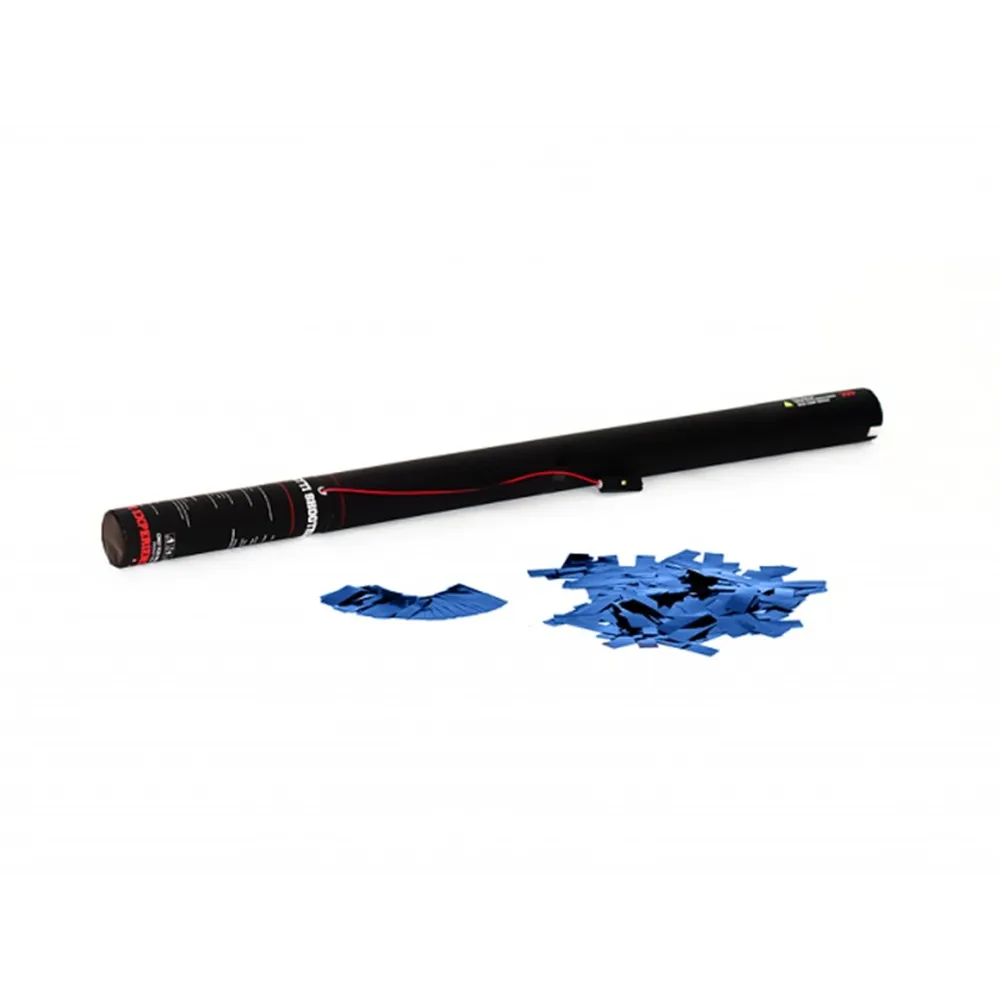 TCM FX Konfetti-Ladung elektrisch 80cm, blau metallic