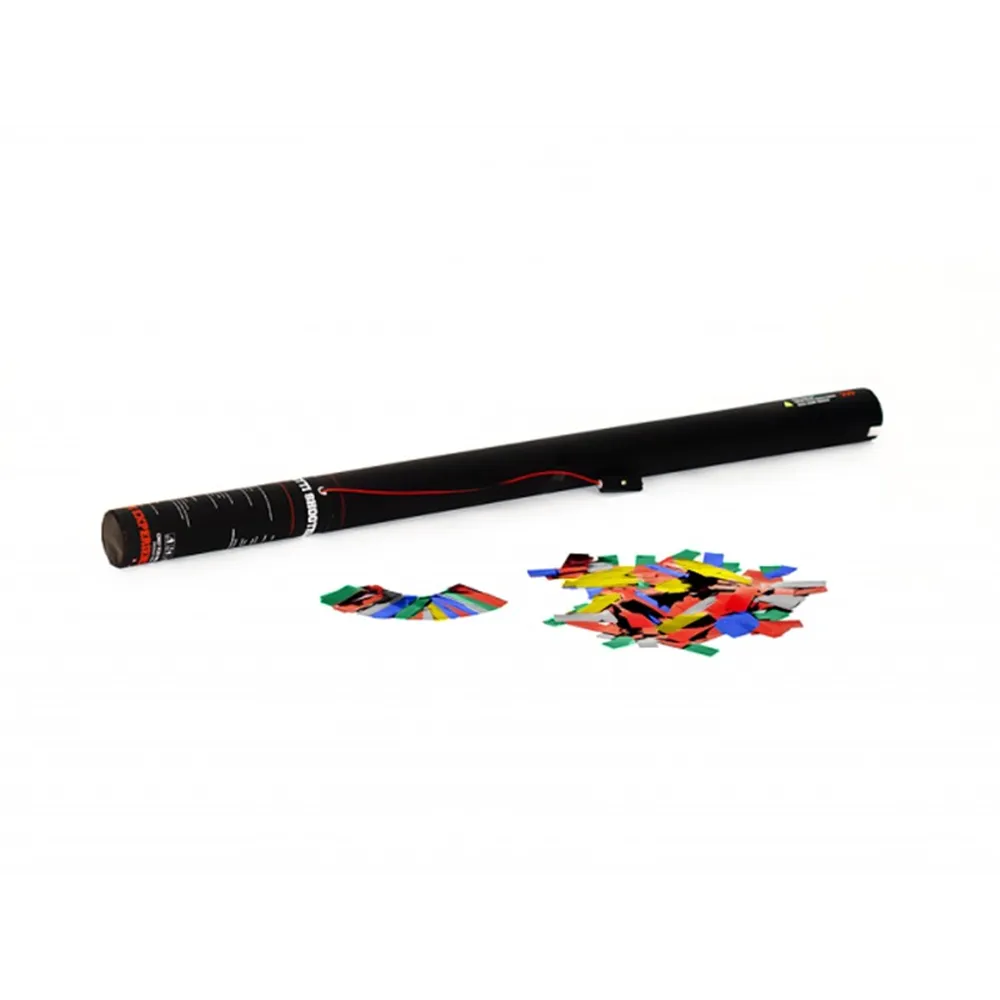 TCM FX Konfetti-Ladung elektrisch 80cm, mehrfarbig metallic