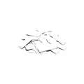 TCM FX Slowfall Konfetti rechteckig 55x18mm, weiß, 1kg