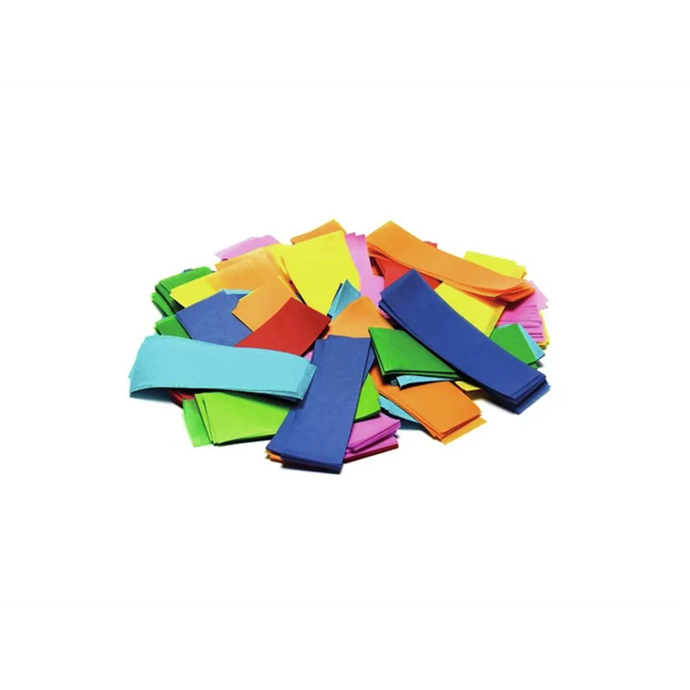 TCM FX Slowfall Konfetti rechteckig 55x18mm, weiß, 1kg