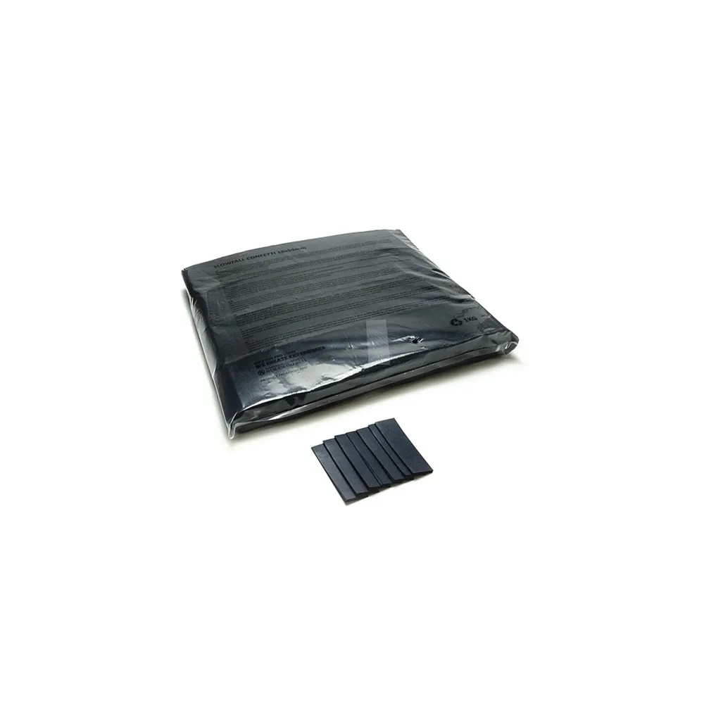 TCM FX Slowfall Konfetti rechteckig 55x18mm, schwarz, 1kg