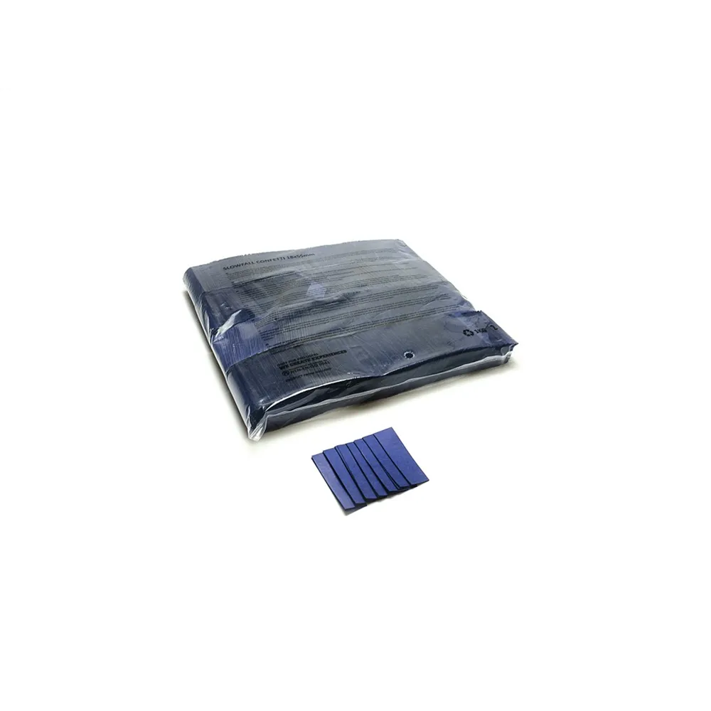 TCM FX Slowfall Konfetti rechteckig 55x18mm, dunkelblau, 1kg