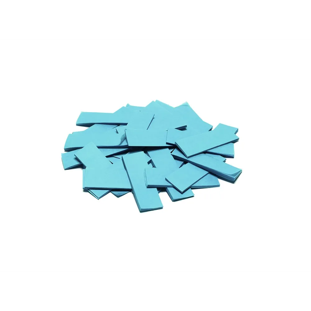 TCM FX Slowfall Konfetti rechteckig 55x18mm, hellblau, 1kg