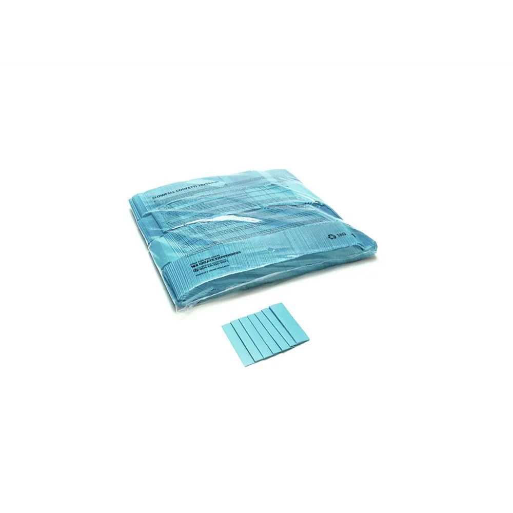 TCM FX Slowfall Konfetti rechteckig 55x18mm, hellblau, 1kg