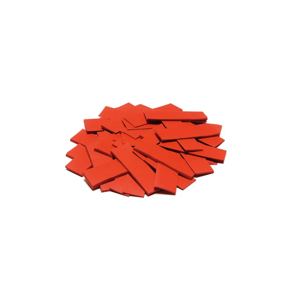 TCM FX Slowfall Konfetti rechteckig 55x18mm, rot, 1kg