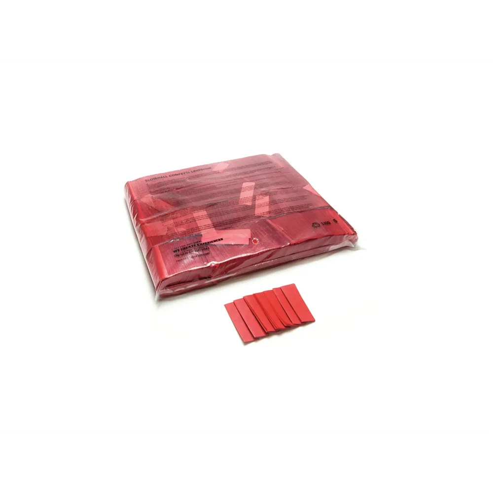 TCM FX Slowfall Konfetti rechteckig 55x18mm, rot, 1kg