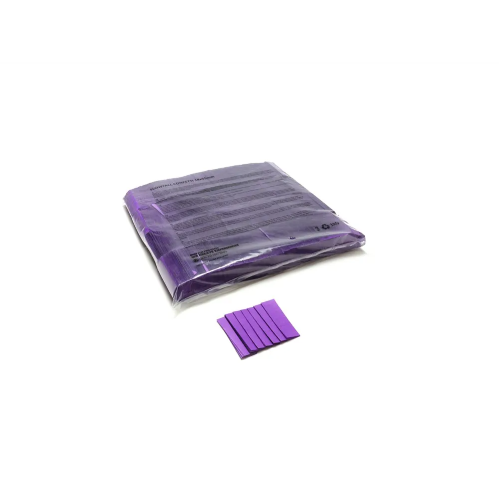 TCM FX Slowfall Konfetti rechteckig 55x18mm, lila, 1kg