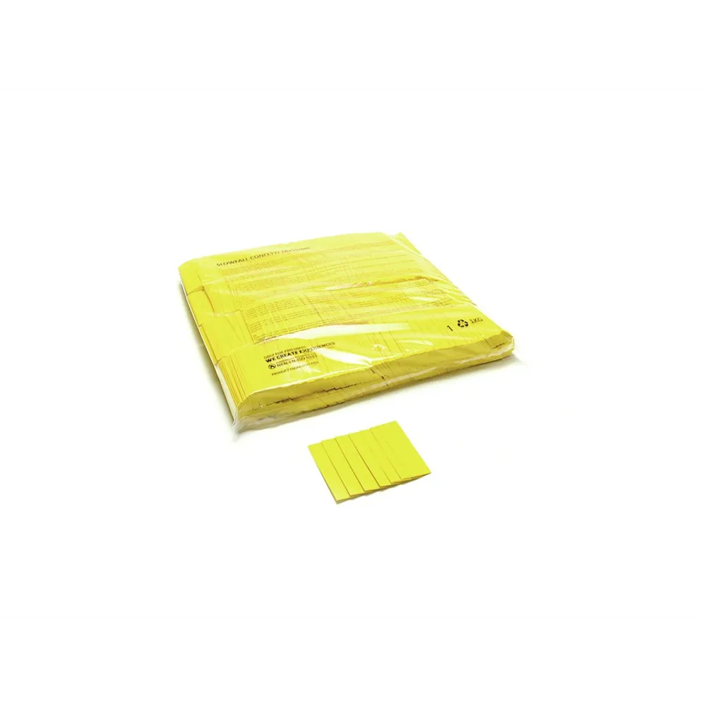 TCM FX Slowfall Konfetti rechteckig 55x18mm, gelb, 1kg