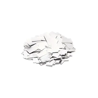 TCM FX Metallic Konfetti rechteckig 55x18mm, weiß, 1kg