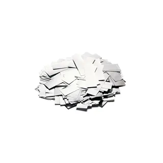 TCM FX Metallic Konfetti rechteckig 55x18mm, silber, 1kg