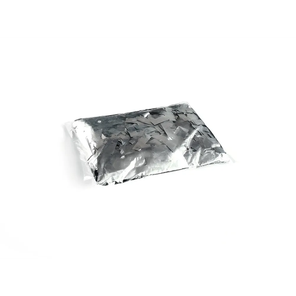 TCM FX Metallic Konfetti rechteckig 55x18mm, silber, 1kg