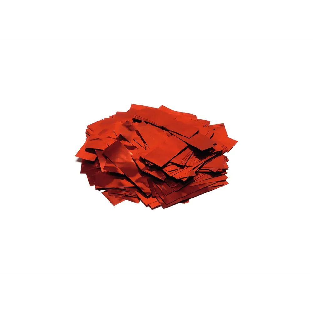 TCM FX Metallic Konfetti rechteckig 55x18mm, rot, 1kg