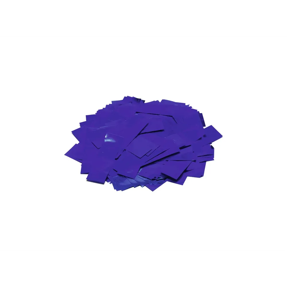 TCM FX Metallic Konfetti rechteckig 55x18mm, blau, 1kg