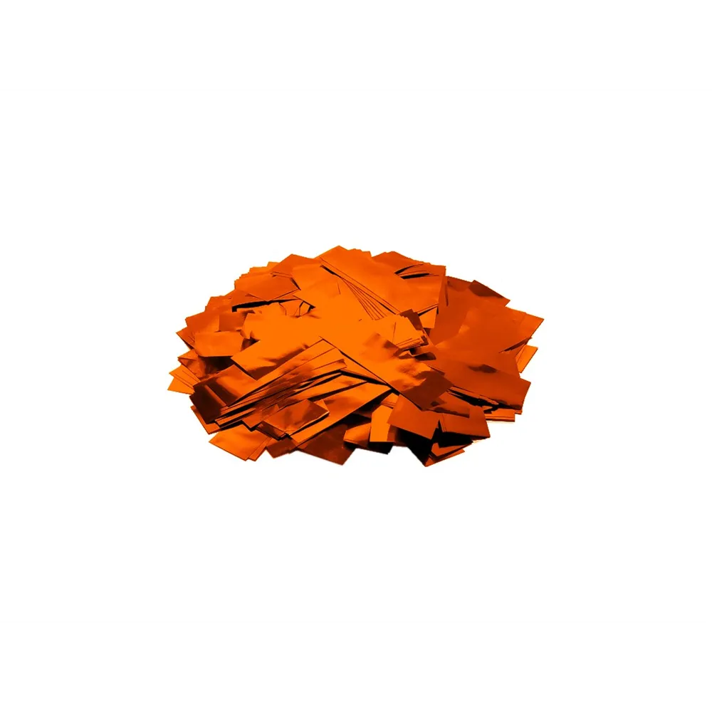 TCM FX Metallic Konfetti rechteckig 55x18mm, orange, 1kg