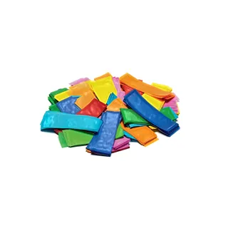 TCM FX Metallic Konfetti rechteckig 55x18mm, mehrfarbig, 1kg