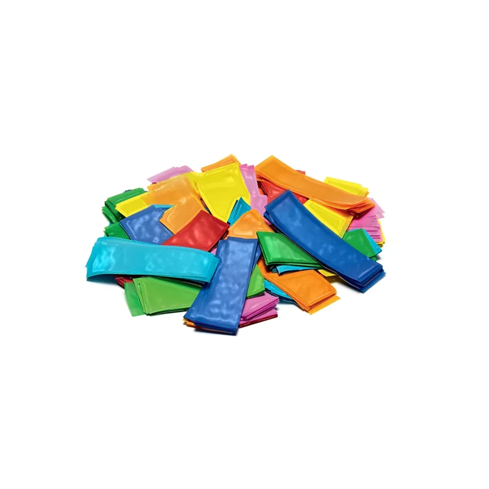 TCM FX Metallic Konfetti rechteckig 55x18mm, mehrfarbig, 1kg