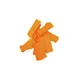 TCM FX Slowfall Konfetti rechteckig 55x18mm, neonorange, UV-aktiv, 1kg