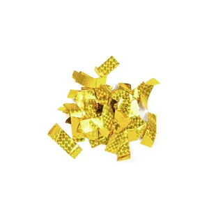 TCM FX Metallic Konfetti rechteckig 55x18mm, gold, Lasereffekt, 1kg