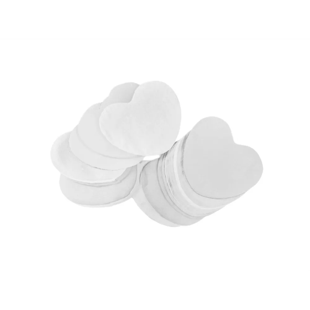 TCM FX Slowfall Konfetti Herzen 55x55mm, weiß, 1kg