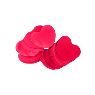 TCM FX Slowfall Konfetti Herzen 55x55mm, rot, 1kg
