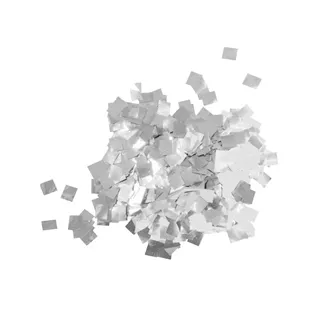 TCM FX Metallic Konfetti Regentropfen 6x6mm, silber, 1kg