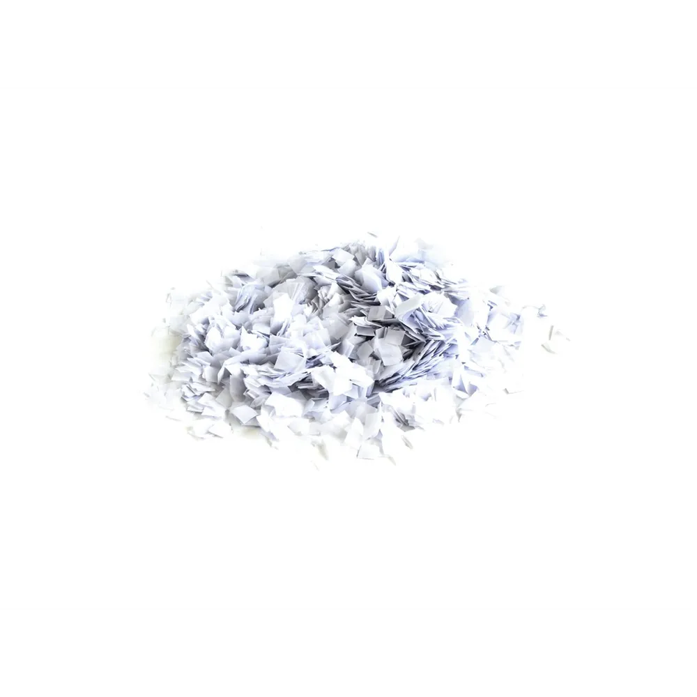 TCM FX Slowfall Konfetti Schneeflocken 10x10mm, weiß, 1kg