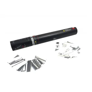 TCM FX Konfetti-Shooter 28cm, weiß/silber
