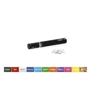 TCM FX Konfetti-Shooter 50cm, weiß/silber