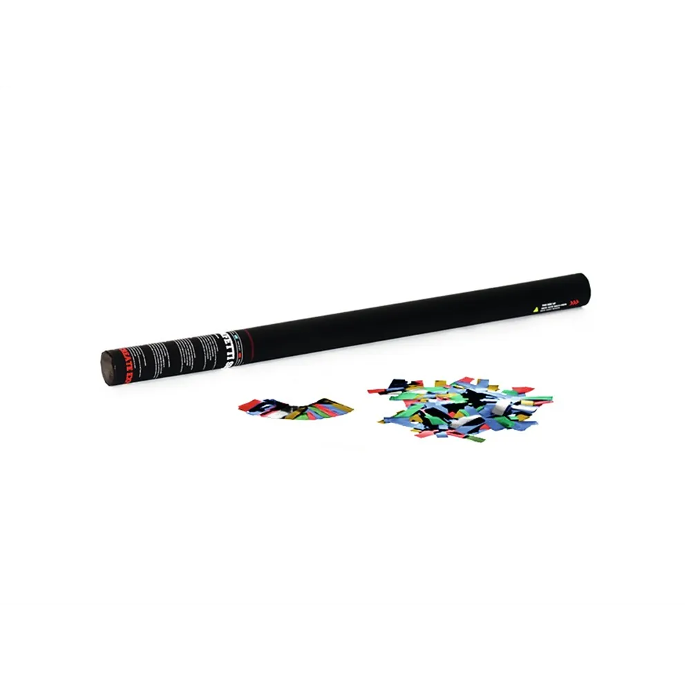 TCM FX Konfetti-Shooter 80cm, mehrfarbig metallic