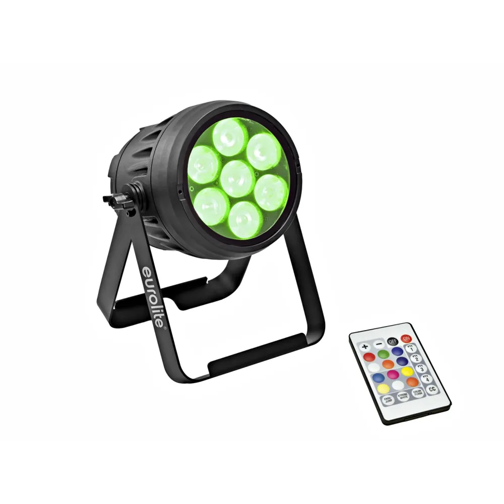 EUROLITE LED IP PAR 7x10W RGBL Spot