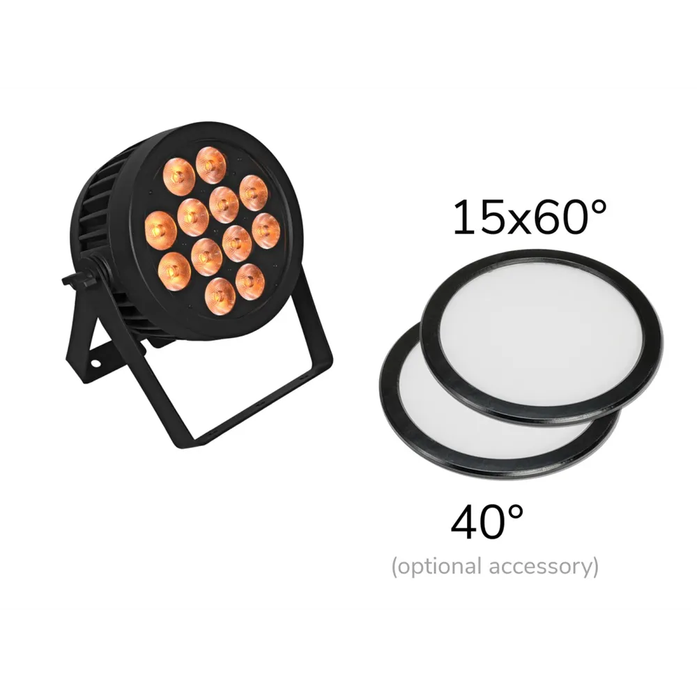 EUROLITE LED IP PAR 12x8W QCL Spot