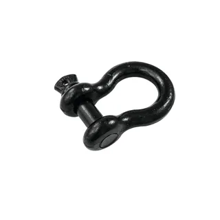 SAFETEX Schäkel 22mm schwarz mit Schraubbolzen