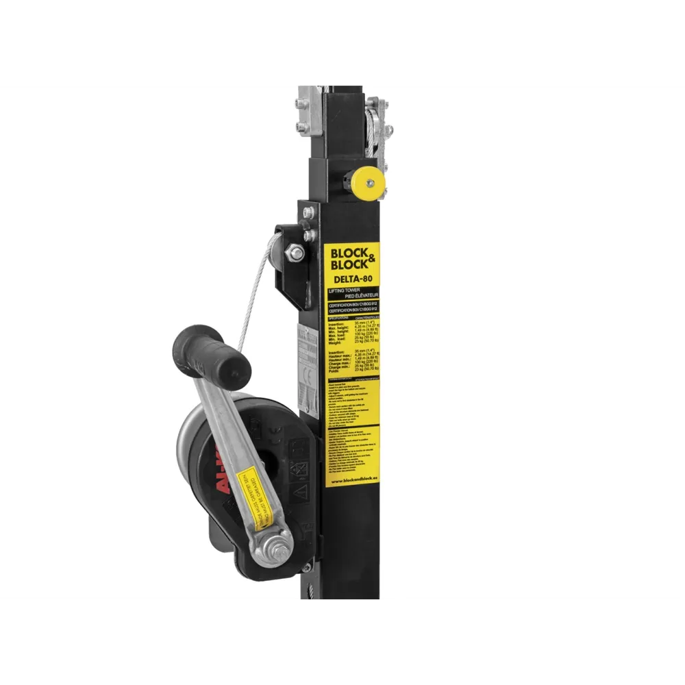 BLOCK AND BLOCK DELTA-80 Kurbelstativ 100kg 4.35m
