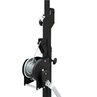 EUROLITE STT-400/85 Kurbelstativ TÜV/GS schwarz