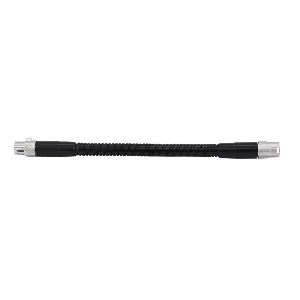 OMNITRONIC Schwanenhals schwarz XLR/XLR, 47cm