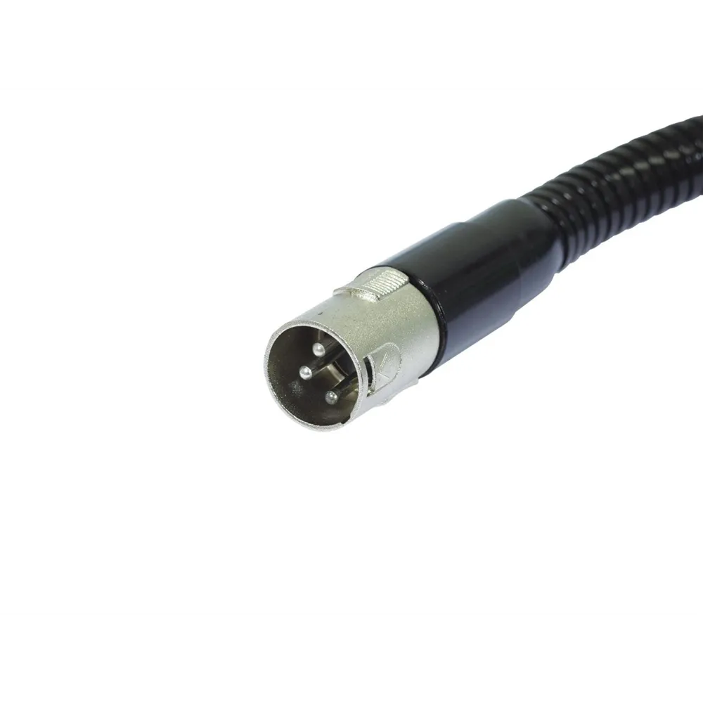 OMNITRONIC Schwanenhals schwarz XLR/XLR, 47cm