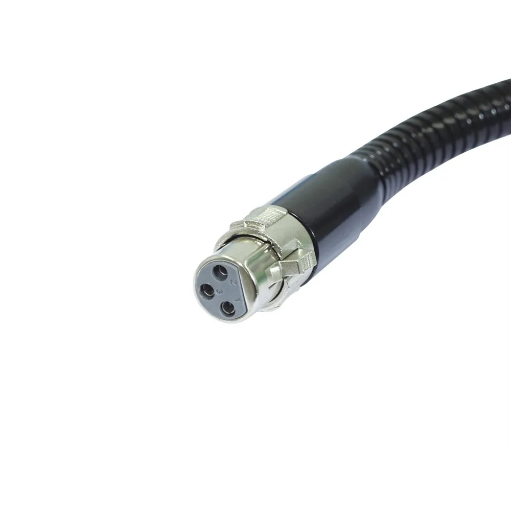 OMNITRONIC Schwanenhals schwarz XLR/XLR, 47cm