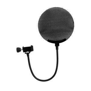 OMNITRONIC Mikrofon-Popfilter, Metall schwarz