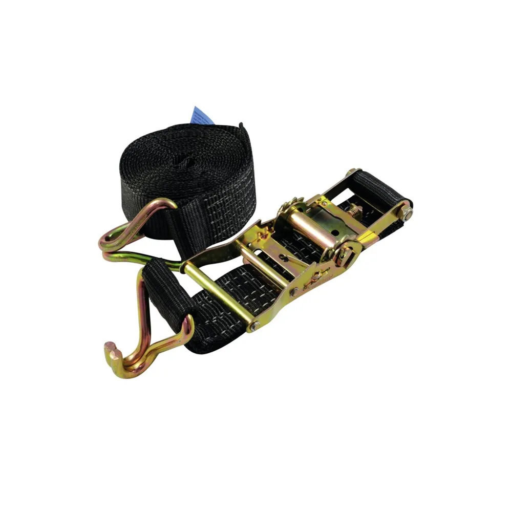 SHZ Spanngurt H800 Ratsche Spitzhaken schwarz