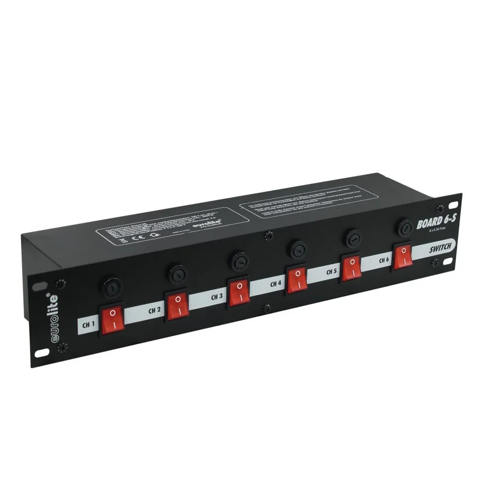 EUROLITE Board 6-S mit 6x Schutzkontakt