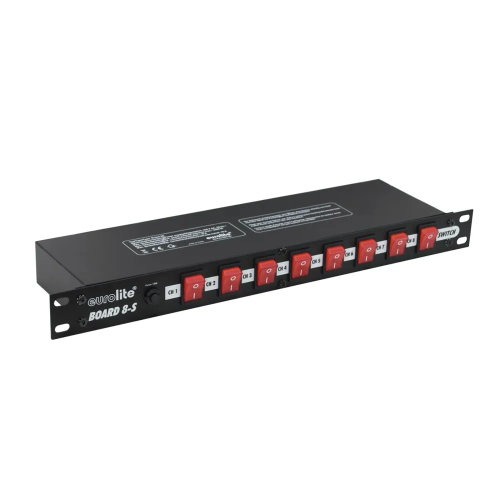 EUROLITE Board 8-S 8x Kaltgerätebuchse
