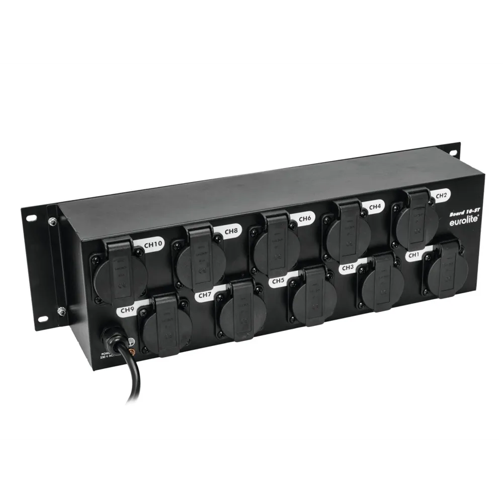 EUROLITE Board 10-ST 10x Schutzkontakt