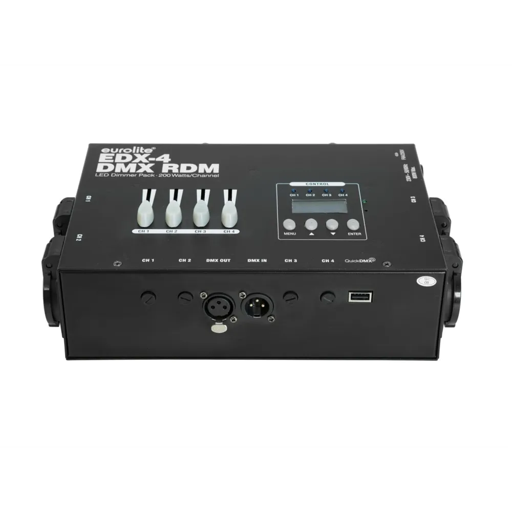 EUROLITE EDX-4 DMX RDM LED-Dimmerpack