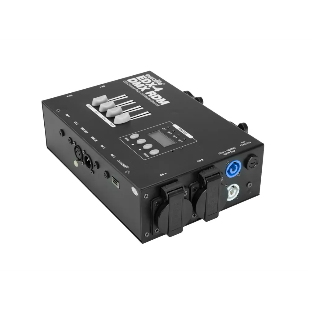 EUROLITE EDX-4 DMX RDM LED-Dimmerpack
