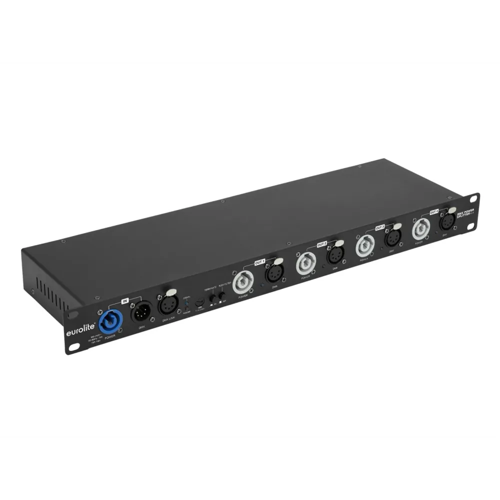 EUROLITE DMX Power Splitter 4x4 5-pol XLR